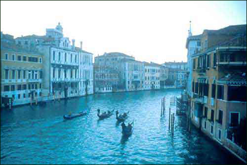 Grand Canal near Accademia, Venice, Italy 